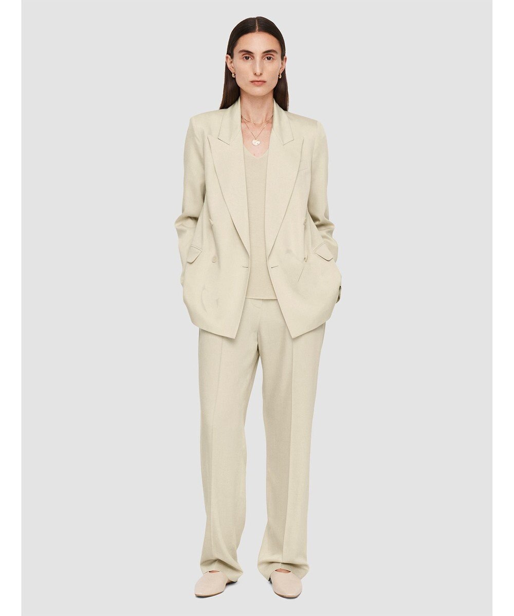 JOSEPH ソフトビスコーステーラリング　ダブルブレステッドジャケット 