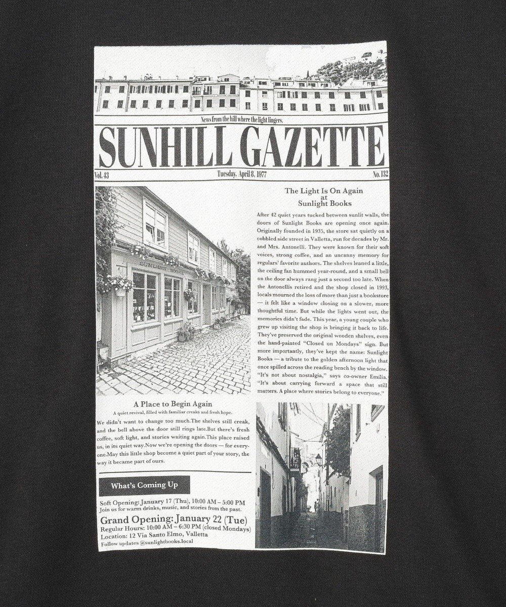 AMERICAN HOLIC News paperスウェット 