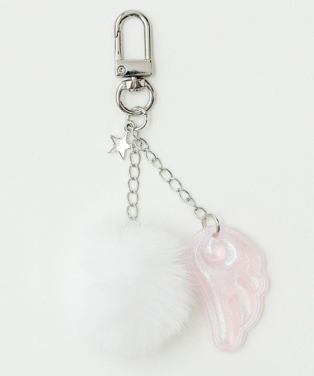 WEGO ファーエンジェルキーホルダー 