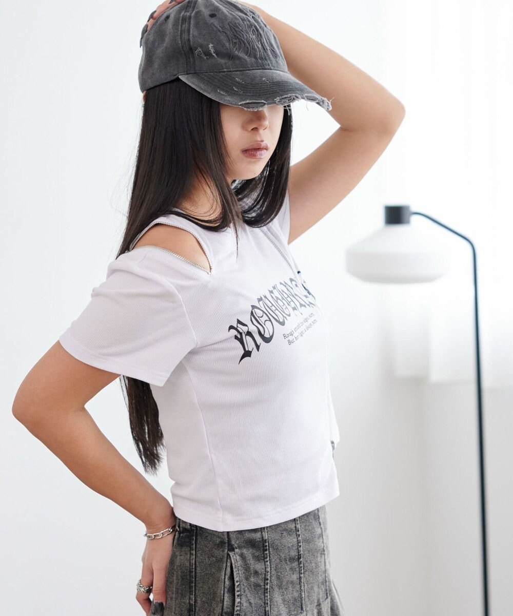 WEGO ZIPデザイングラフィックちびT 