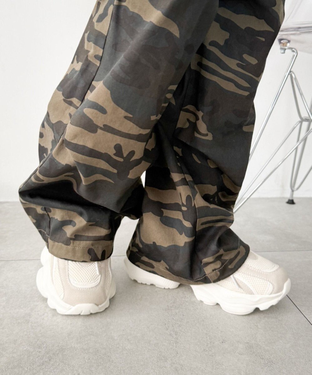 WEGO メッシュコンビ厚底スニーカー 