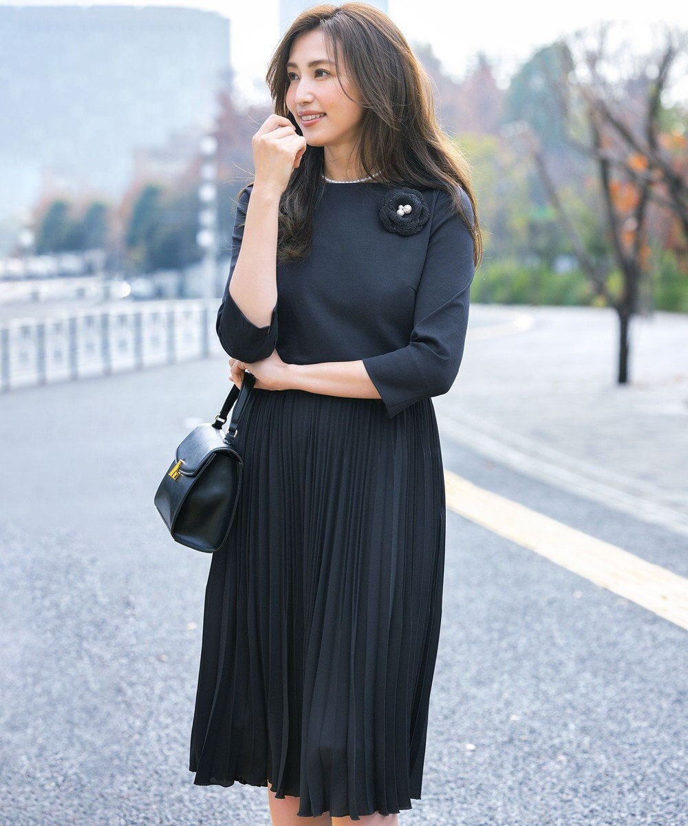 組曲 ツイードパールコサージュ 