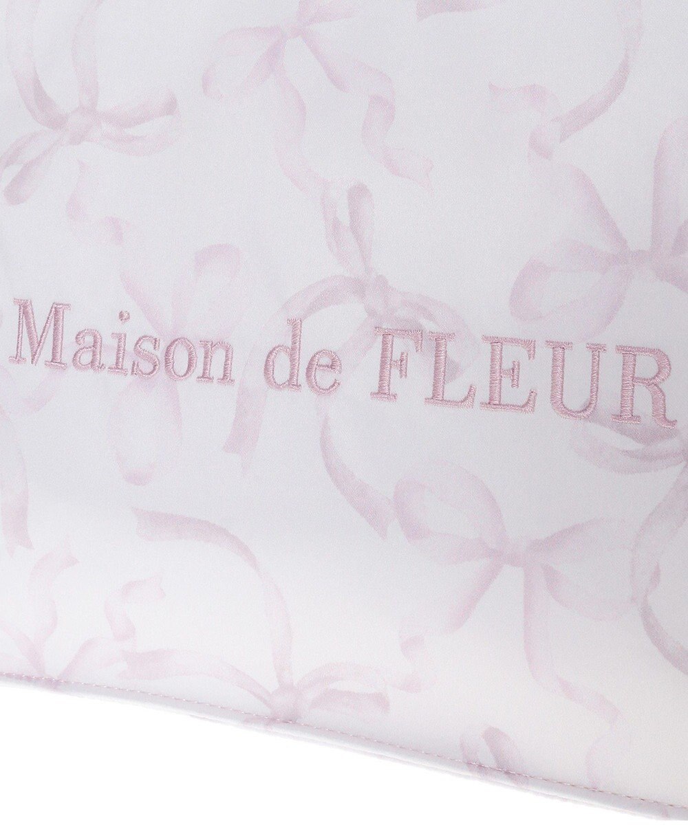 Maison de FLEUR ピンクマニアフリルスクエアトートSバッグ 