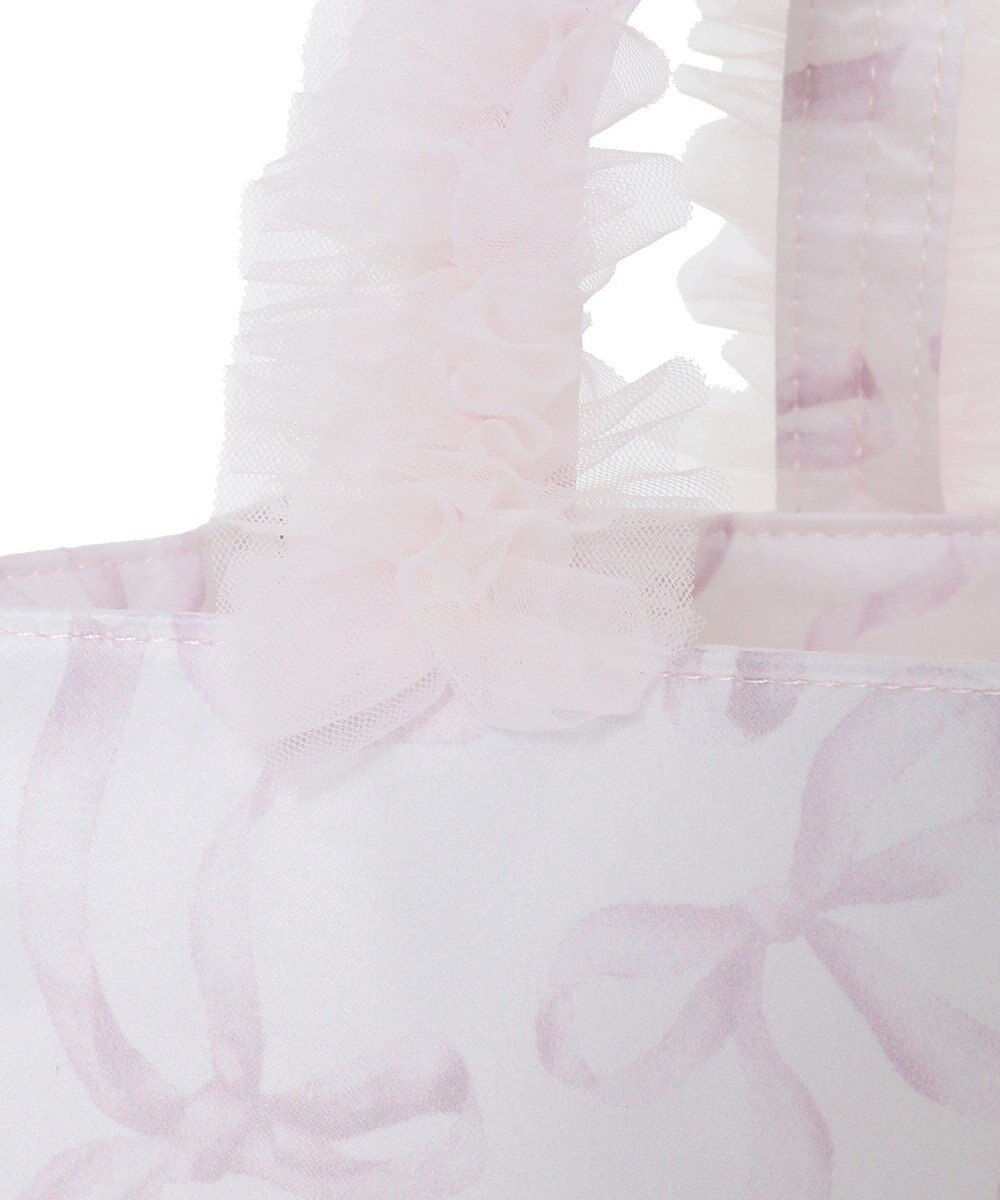 Maison de FLEUR ピンクマニアフリルスクエアトートSバッグ 