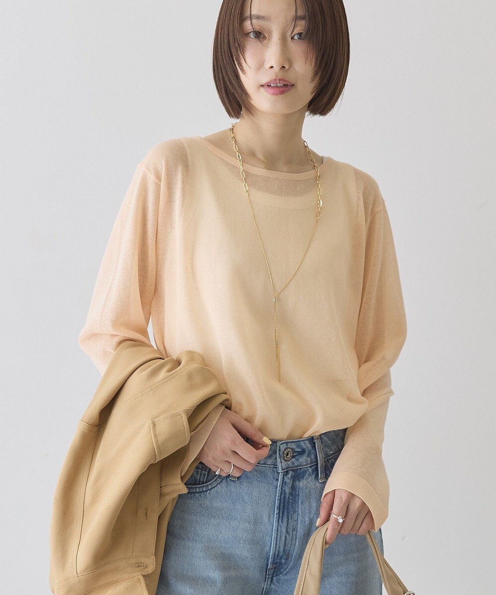 AMERICAN HOLIC シアーニットプルオーバー 