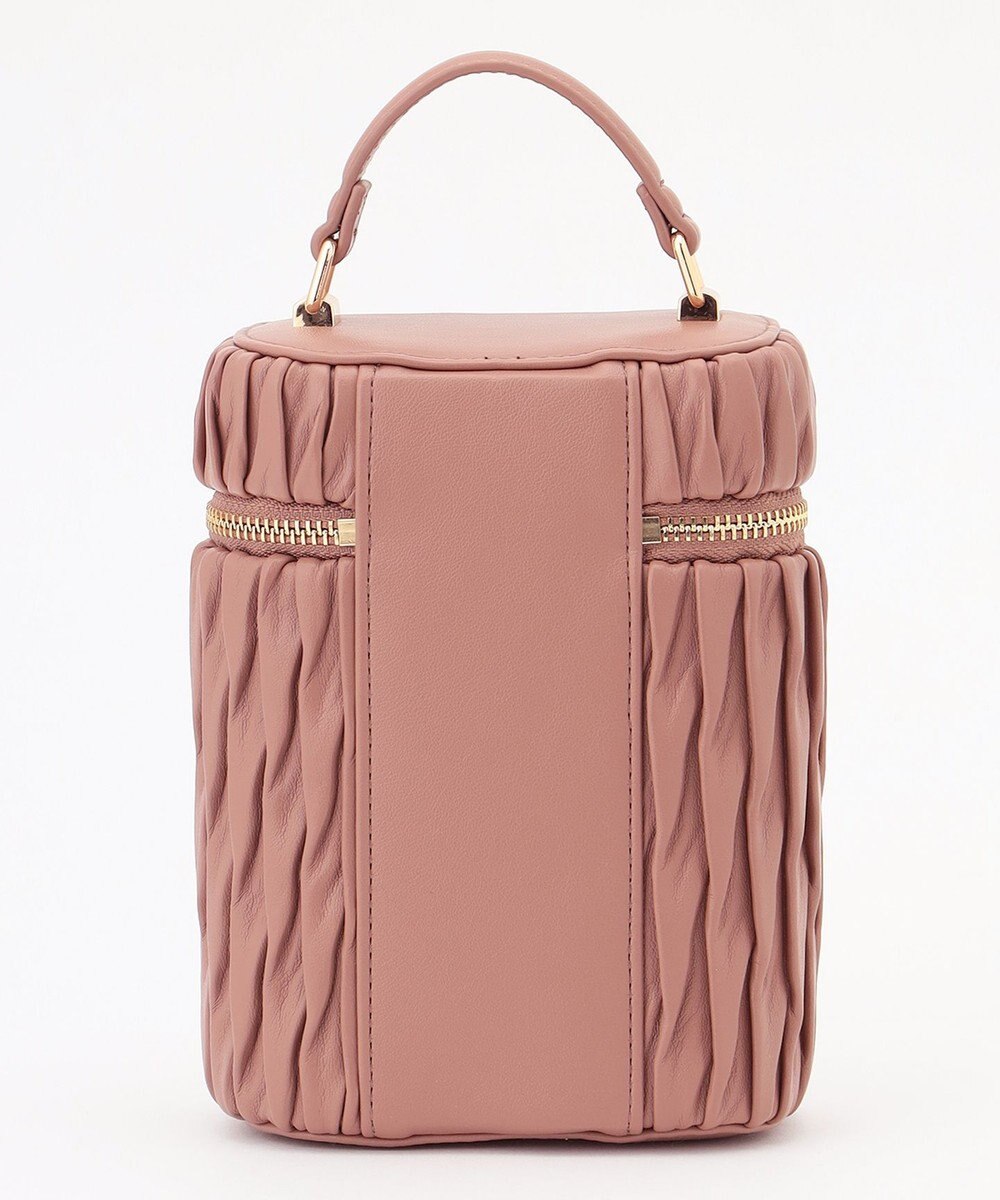 LA BAGAGERIE 【MONICA】ランダムプリーツバニティバッグ 