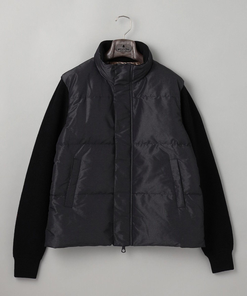 GOTAIRIKU 【ダウン80％使用】ニットスリーブ ダウンブルゾン 