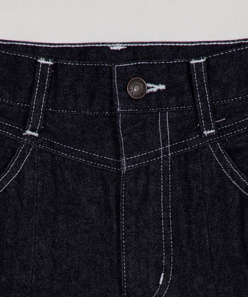 WEGO デニムプリーツミニスカート 