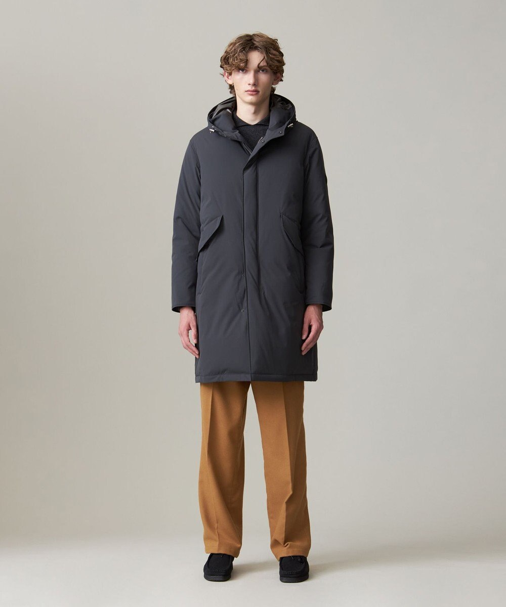 J.PRESS MEN 【WEB・一部店舗限定】ストレッチタフタ ダウンモッズパーカー 