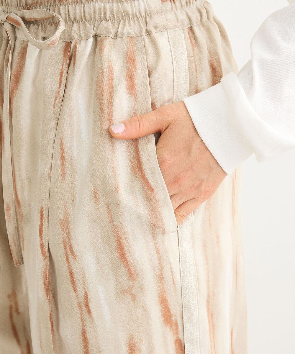 Green Parks アソート柄サイドラインパンツ 