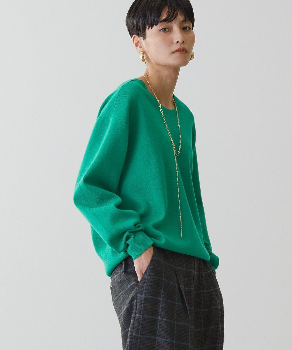 AMERICAN HOLIC スウェットライクニットプルオーバー 