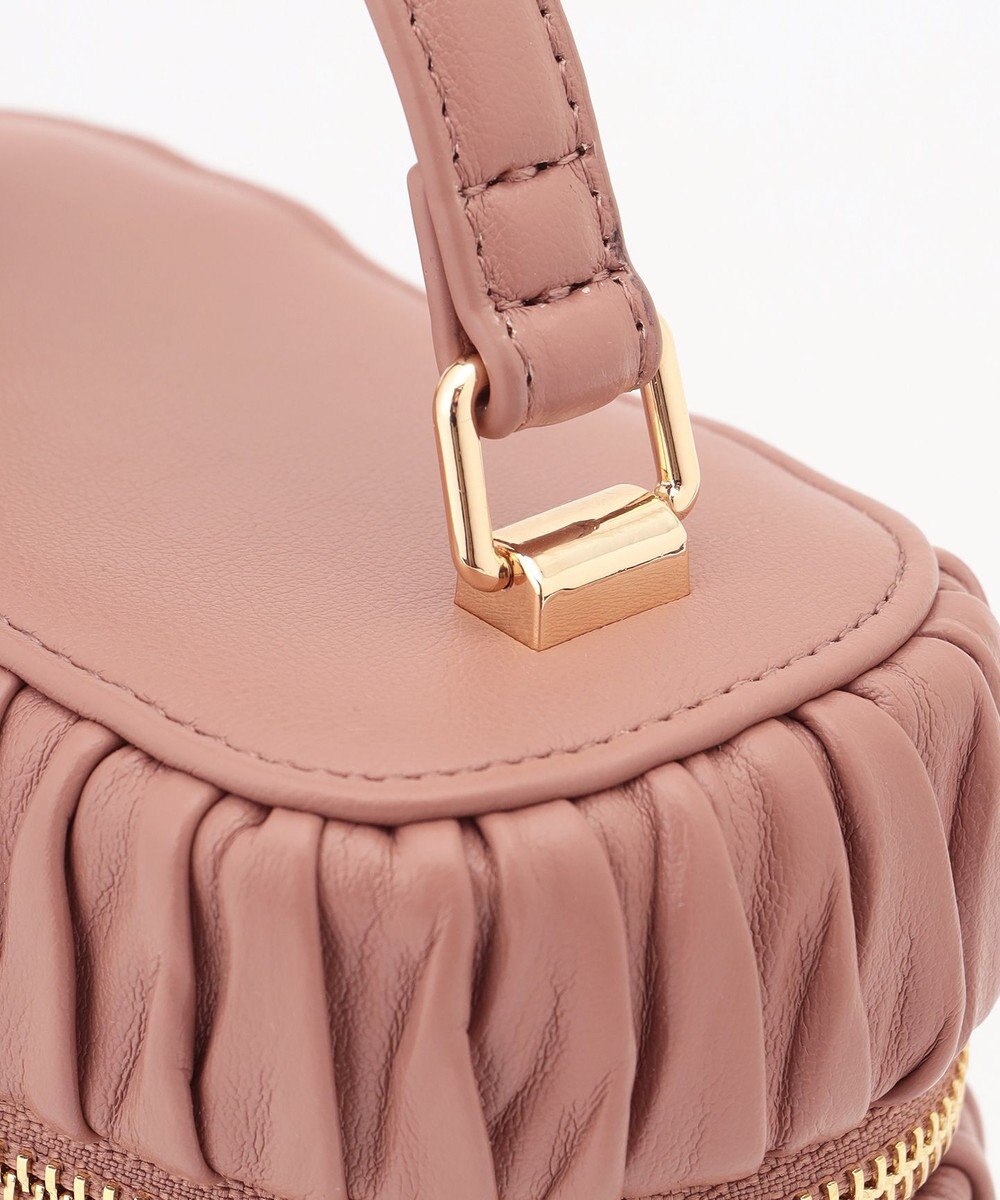 LA BAGAGERIE 【MONICA】ランダムプリーツバニティバッグ 