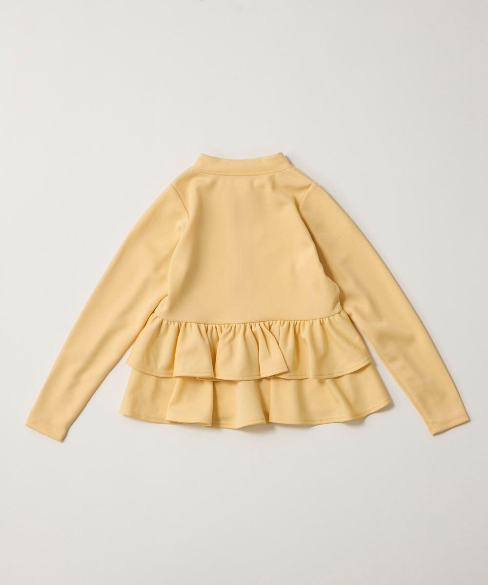 OP／FILA 【Ocean Pacific】フリル切り替えラッシュガード パーカー 