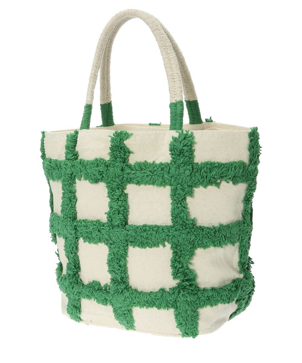 Green Parks ・タフトチェックトートバッグ 