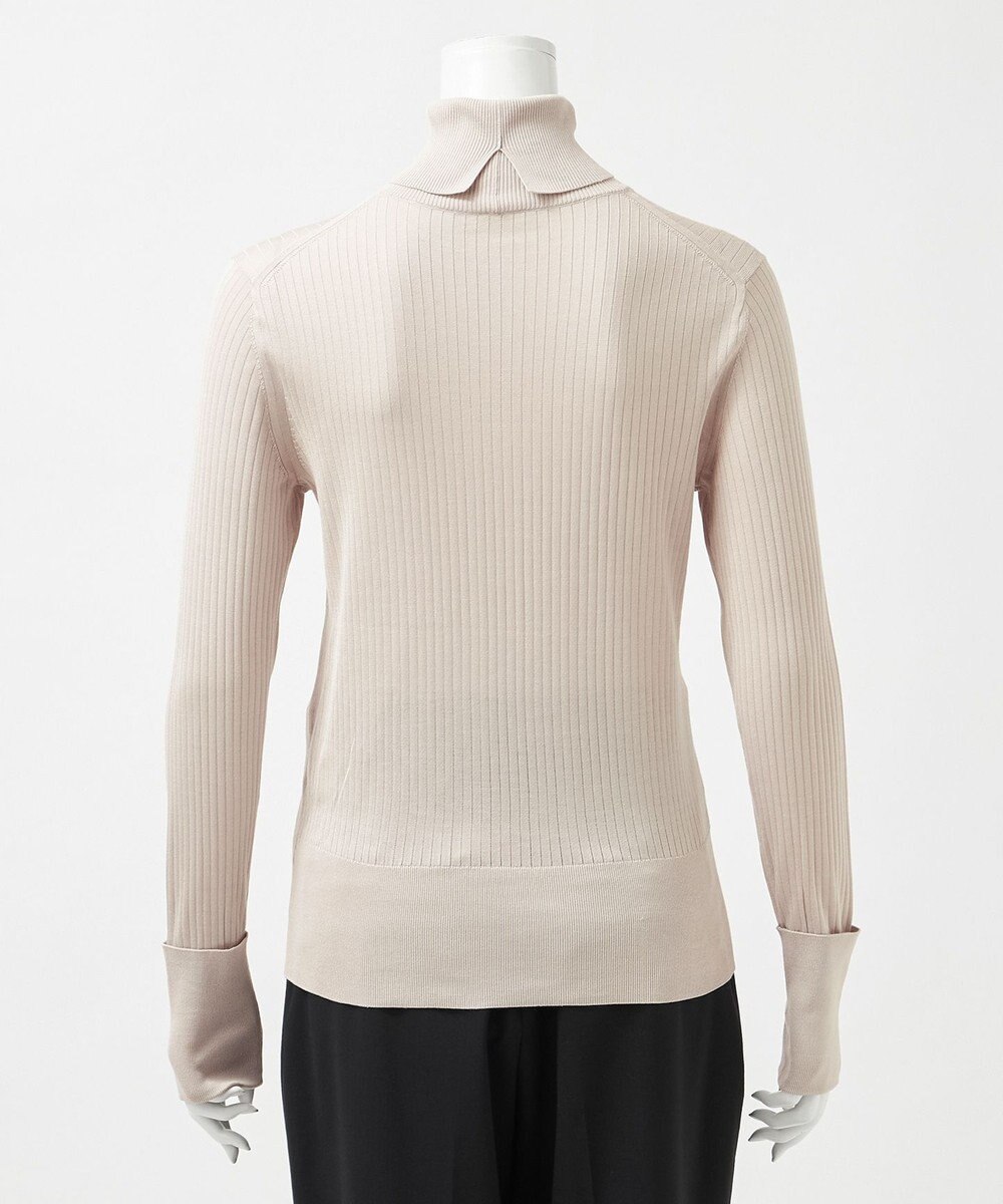 23区 【エステータ】シルクリブ タートルニット 