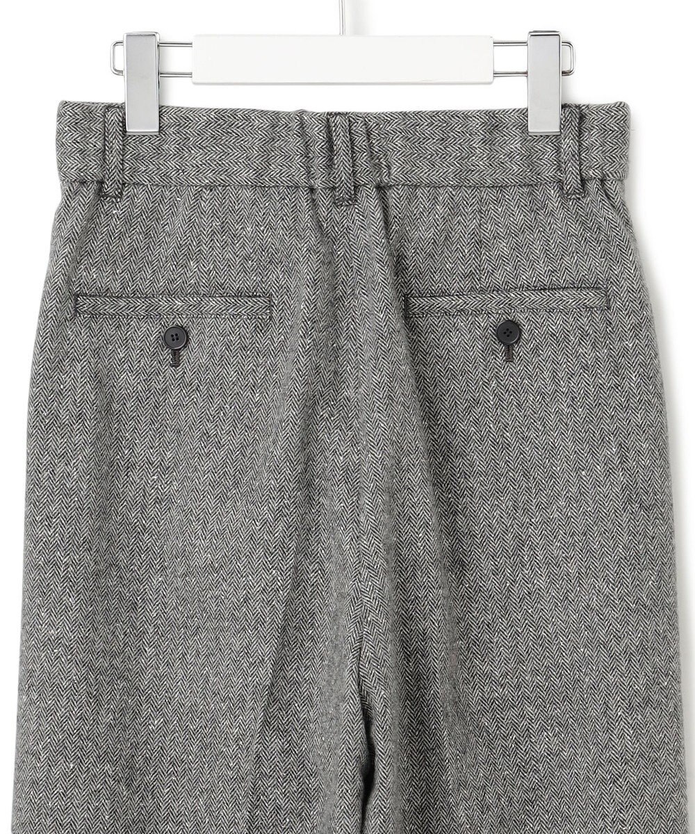 23区 シルクネップヘリンボーン ワイドパンツ 