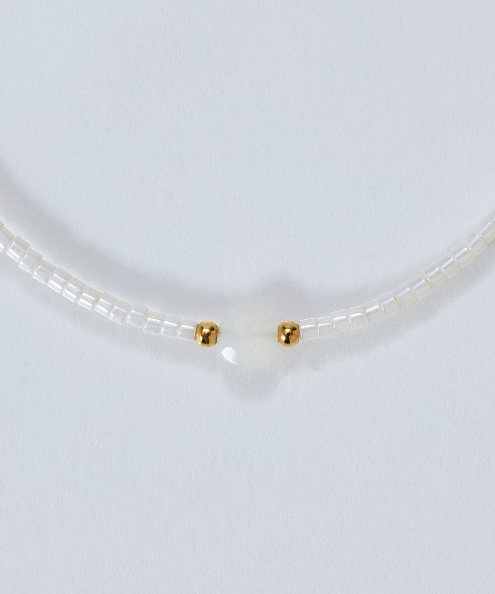 Phoebe ストーンコードブレスレット　ホワイト/天然石 