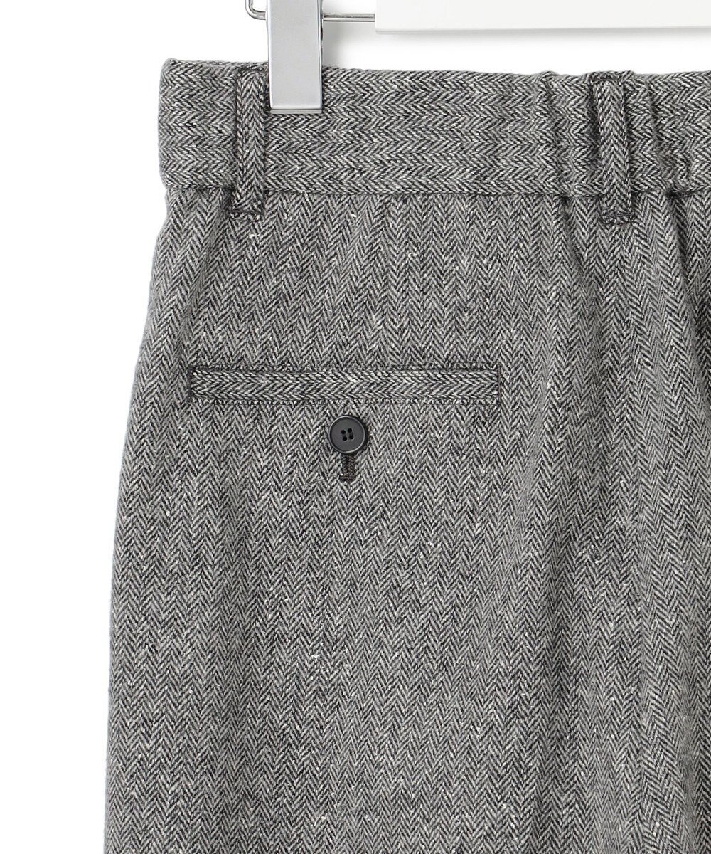 23区 シルクネップヘリンボーン ワイドパンツ 