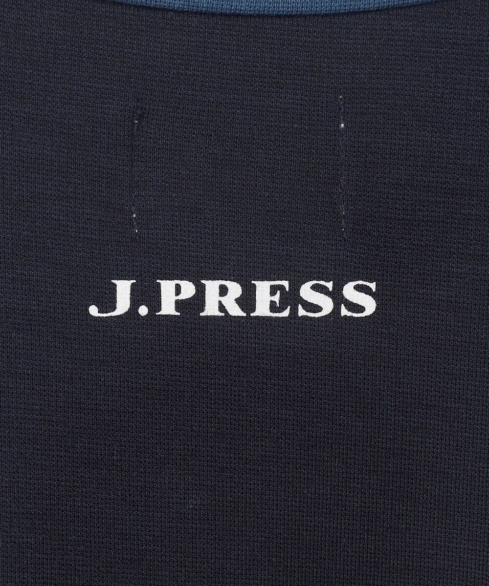 J.PRESS KIDS 【吸水速乾】【100-130cm】ポンチローマ トリコロール 切替Ｔシャツ 