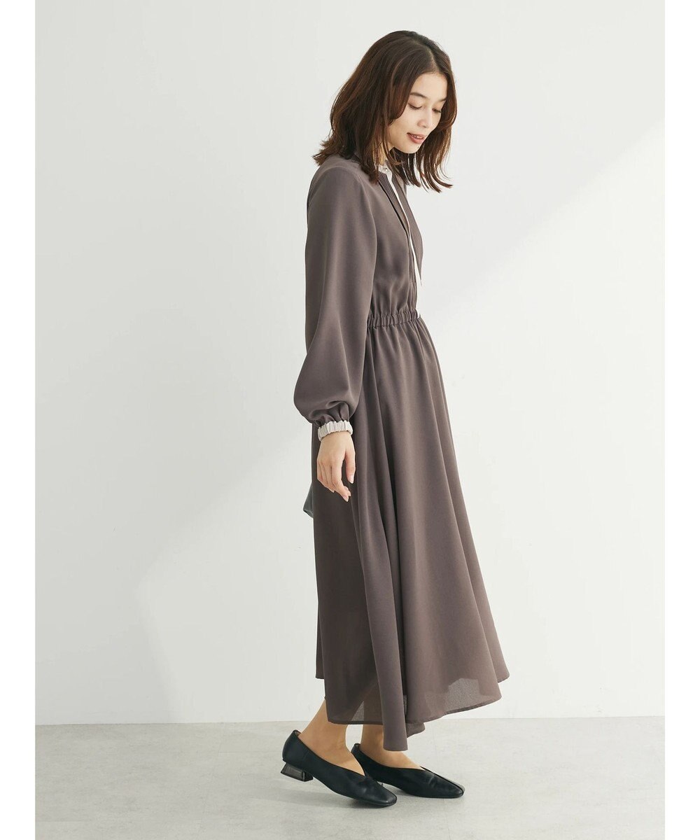 Green Parks ・ＥＬＥＮＣＡＲＥ　ＤＵＥ　バイカラーピンタックワンピ 