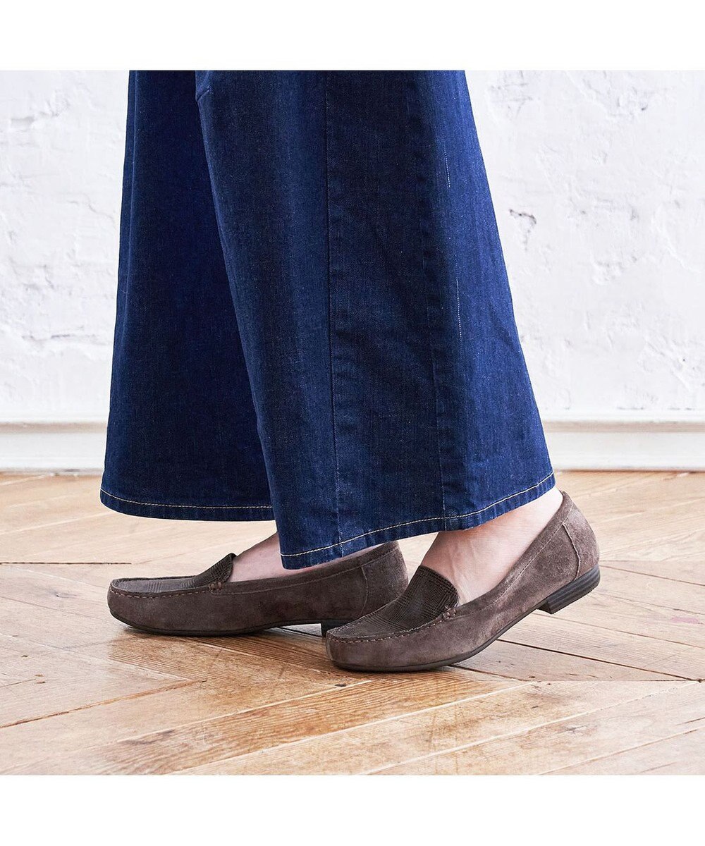 ing 【３E】【サスティナブル】モカシューズ 