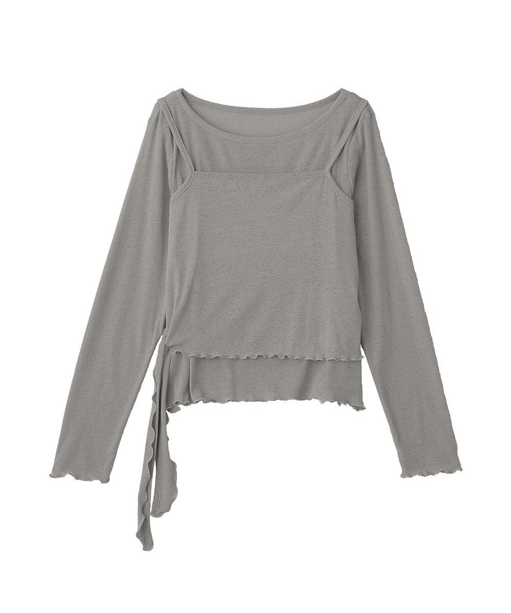 earth music&ecology 【SET2点】ツイストキャミレイヤードカットソー 