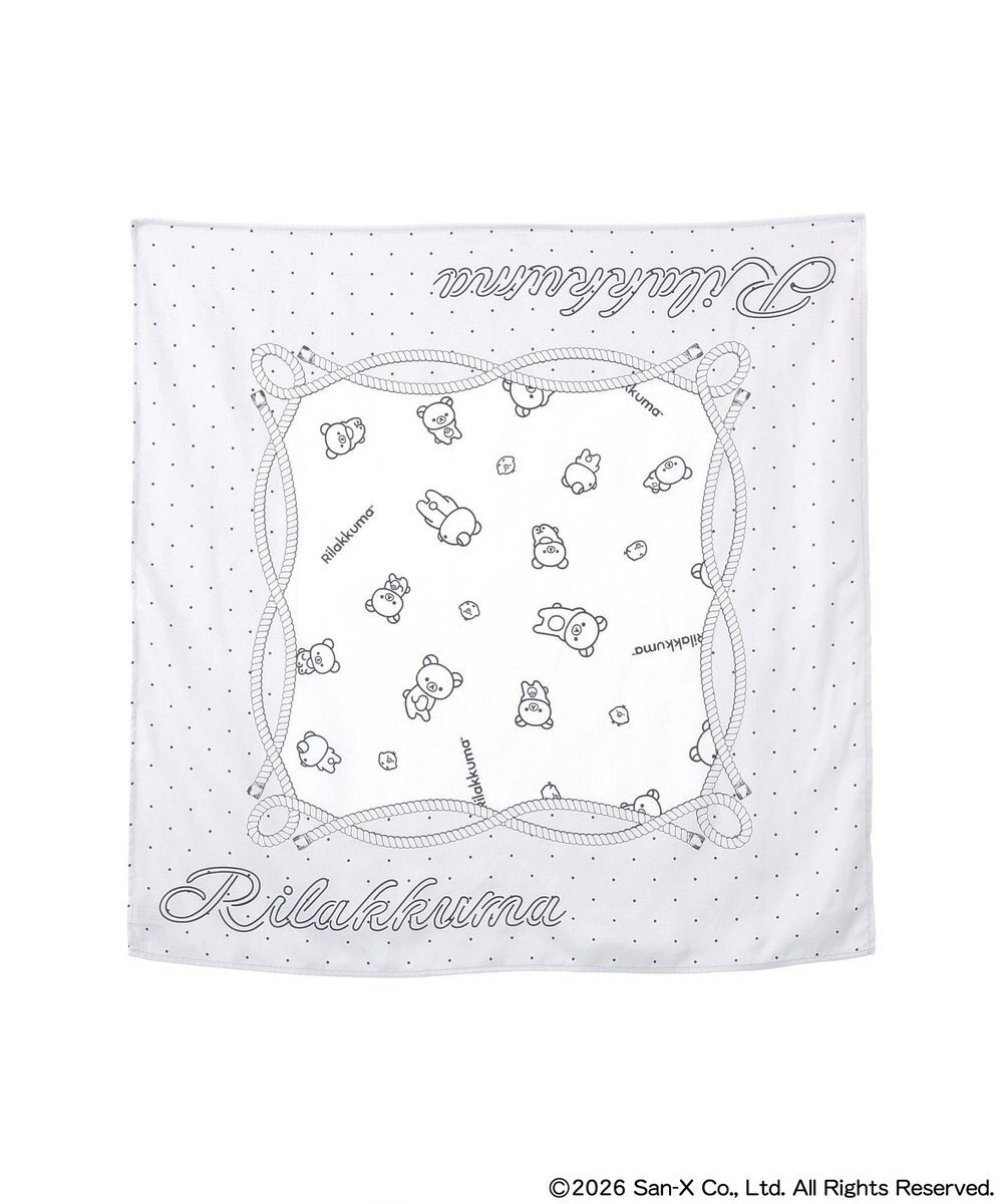 earth music&ecology 【予約】リラックマ×earth アソートドットスカーフ 