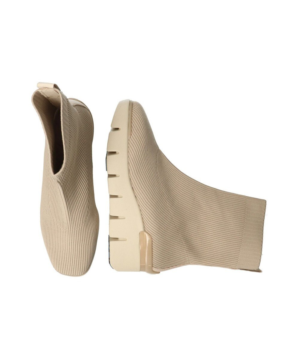 INTER-CHAUSSURES 【BUSSOLA】ニットショートブーツ 