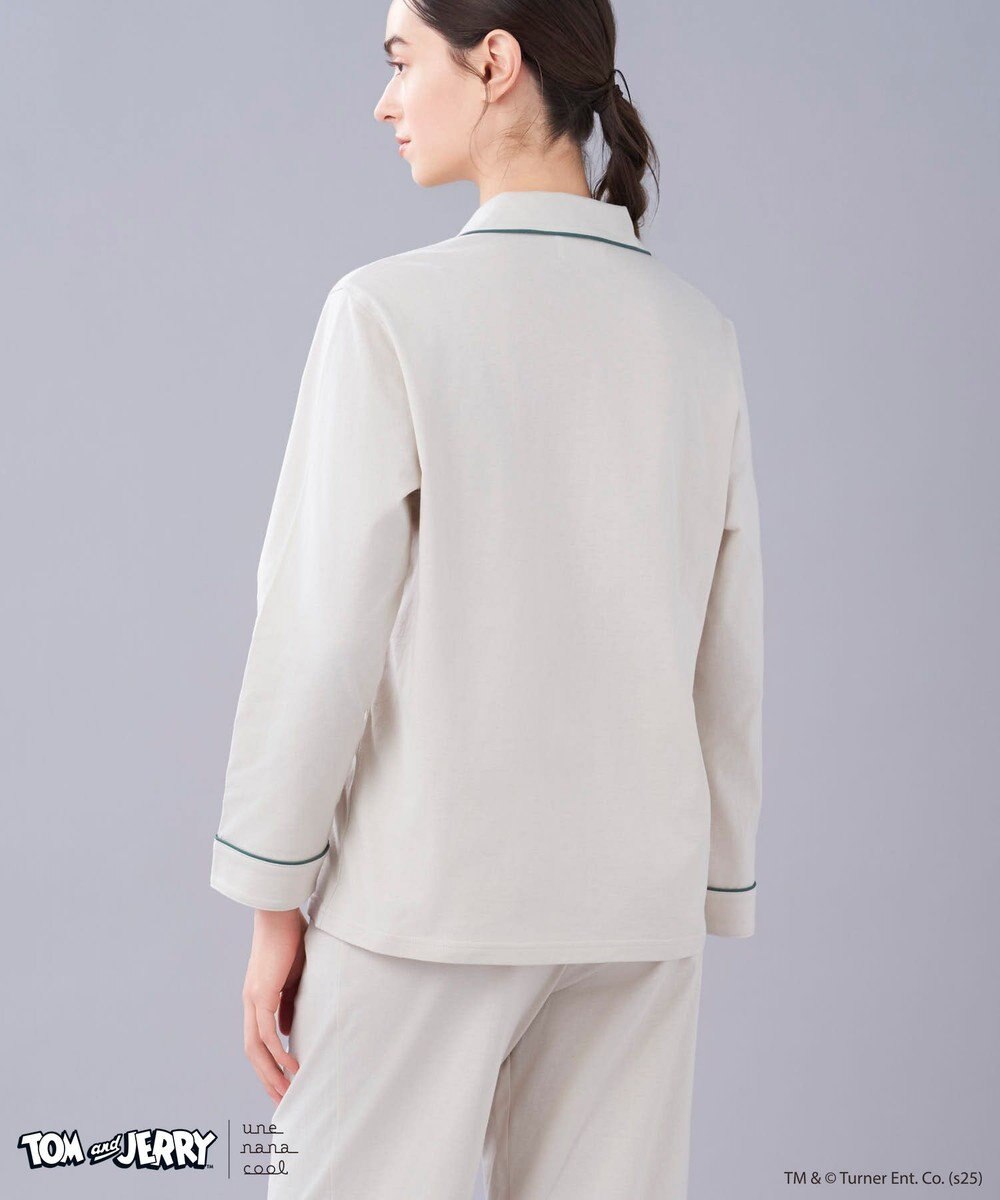 une nana cool トムとジェリー × une nana cool 【綿100％】開襟パジャマ 