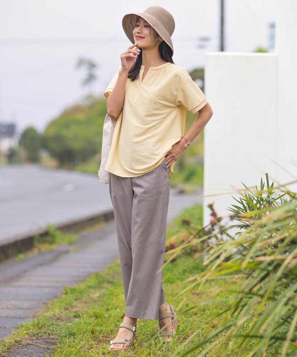J.PRESS LADIES 【WEB限定・洗える・UV・畳める】BRAID ハット 