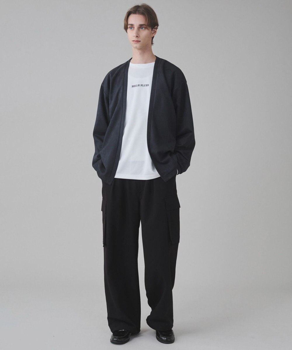 WEGO 【ユニセックス着用アITEM/２点SET】フェイクスウェードアンサンブルカーディガン 