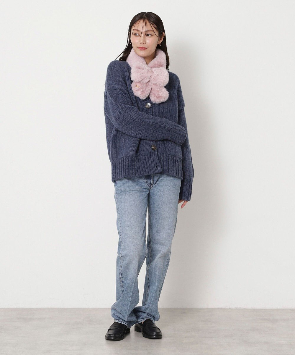 MOONBAT 【新色追加】PAUL & JOE ACCESSOIRES フェイクファーリボンマフラー 