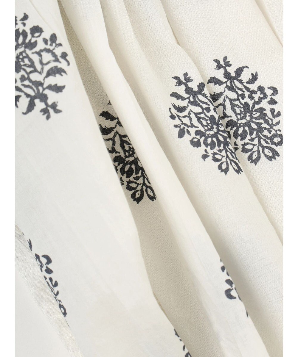 CRAFT STANDARD BOUTIQUE インド綿混フラワーモチーフワンピース 