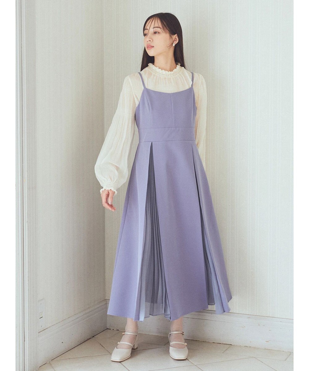 earth music&ecology プリーツジャンドレ 