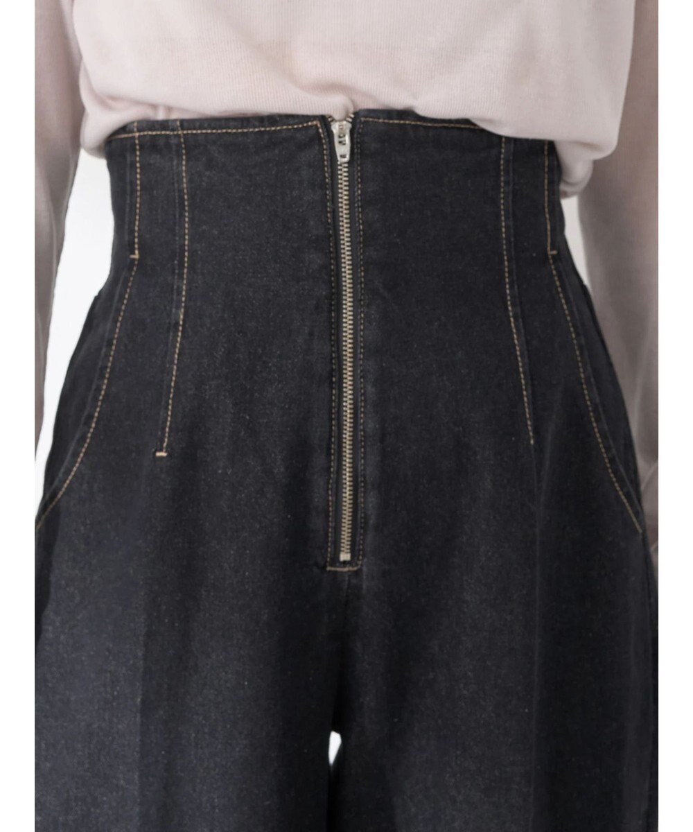 earth music&ecology フロントジップデニムパンツ 