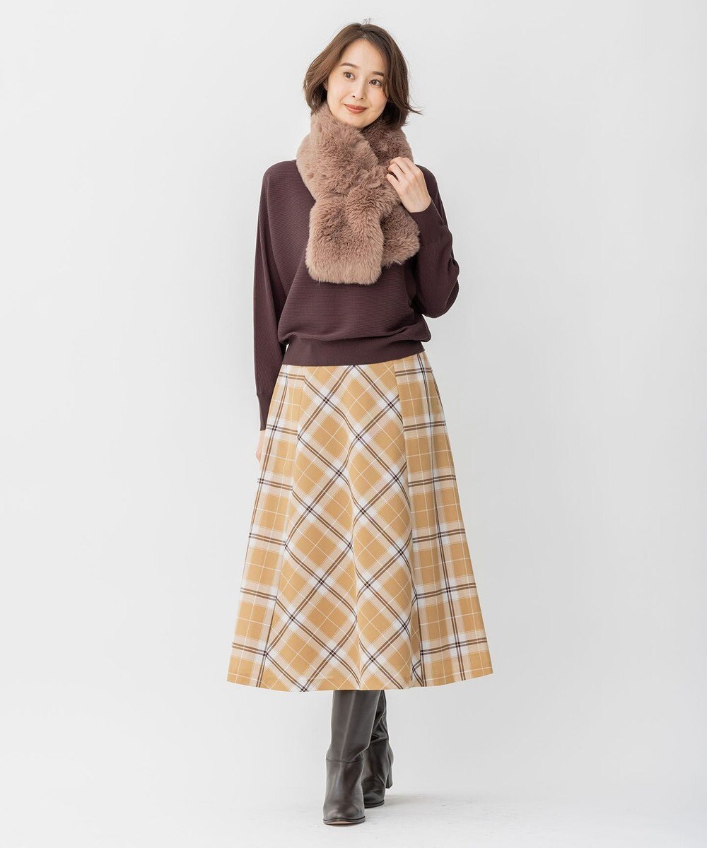 自由区 リバーシブルフェイクファーティペット 