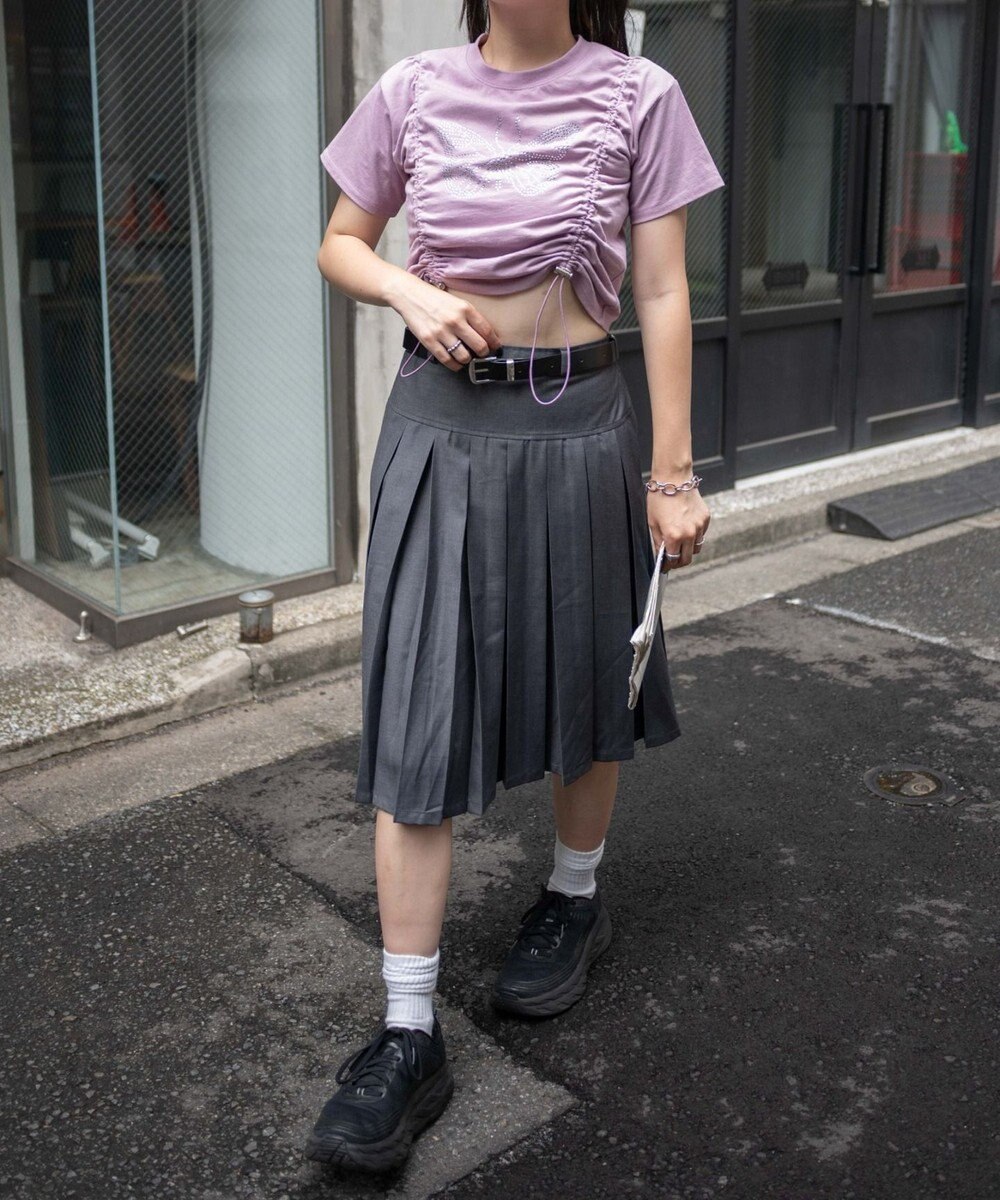 WEGO バタフライドロストラインストーンT 