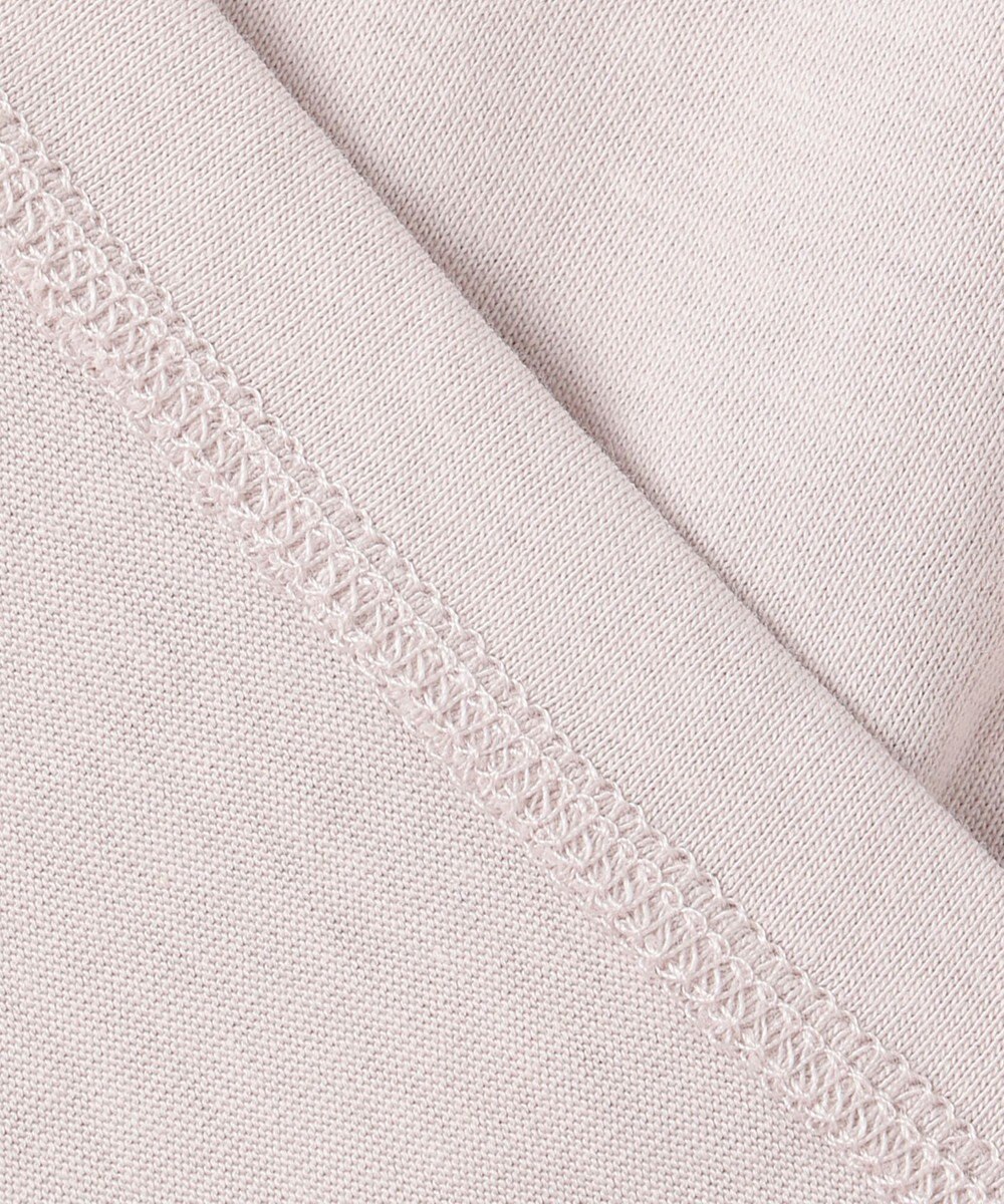 Feroux 【UVケア】スタンドネックフレンチスリーブ Tシャツ 