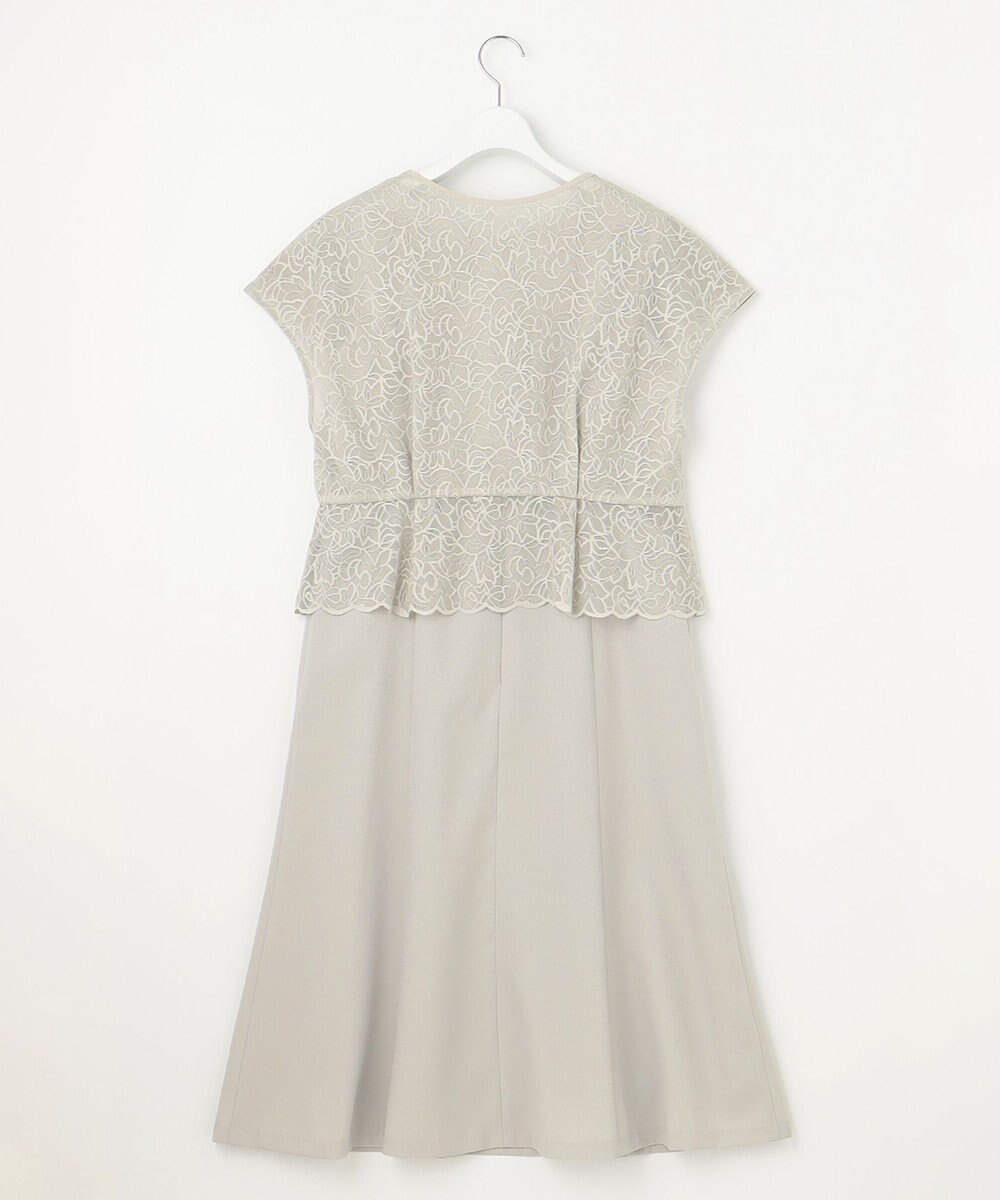 自由区 【カタログ掲載・洗える】レースブラウスコンビ ワンピース 