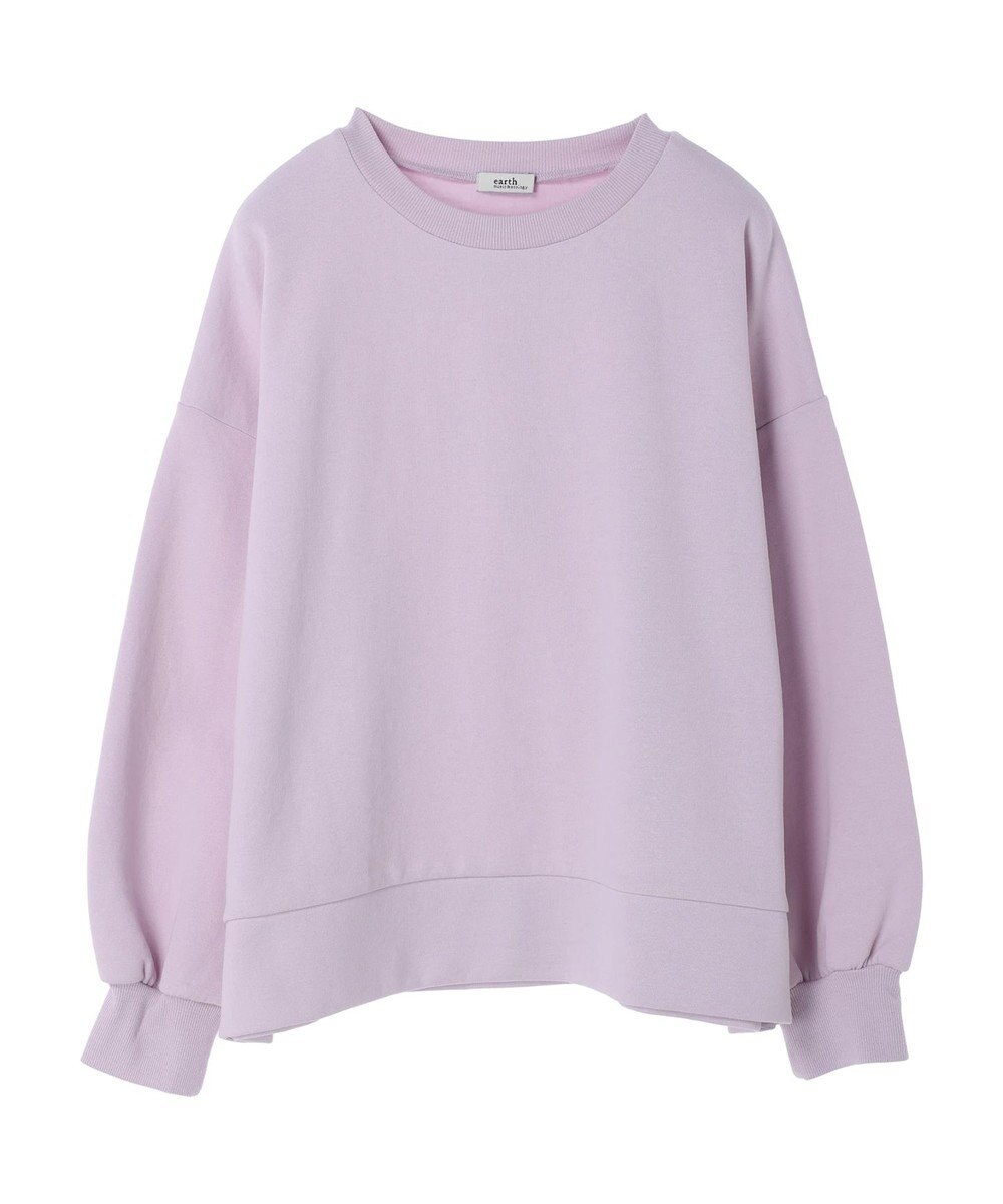 earth music&ecology サイドボタンダンボールプルオーバー 