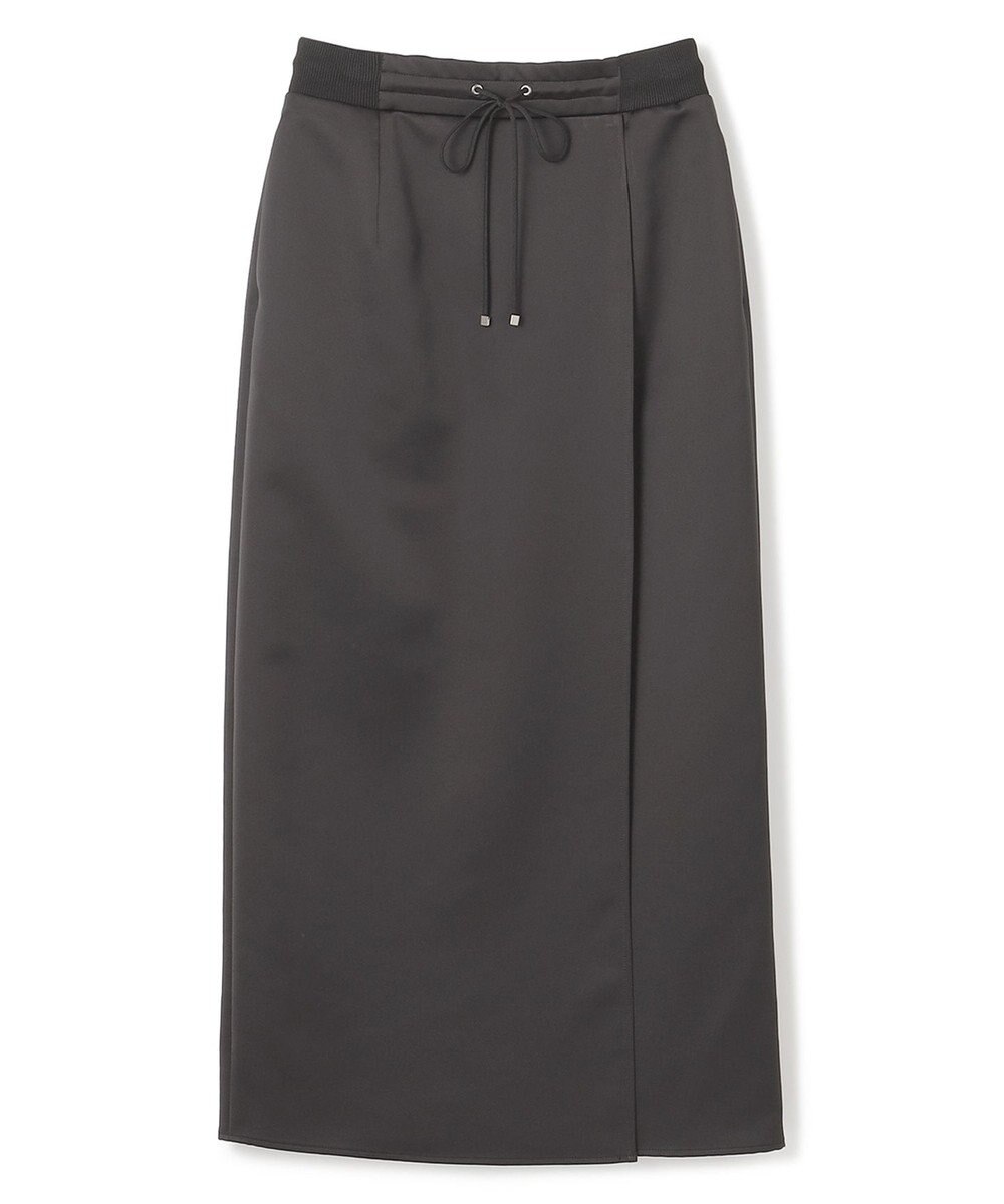 uncrave 【洗濯機洗い可】サテン ドロストスカート（uncrave WHITE） 