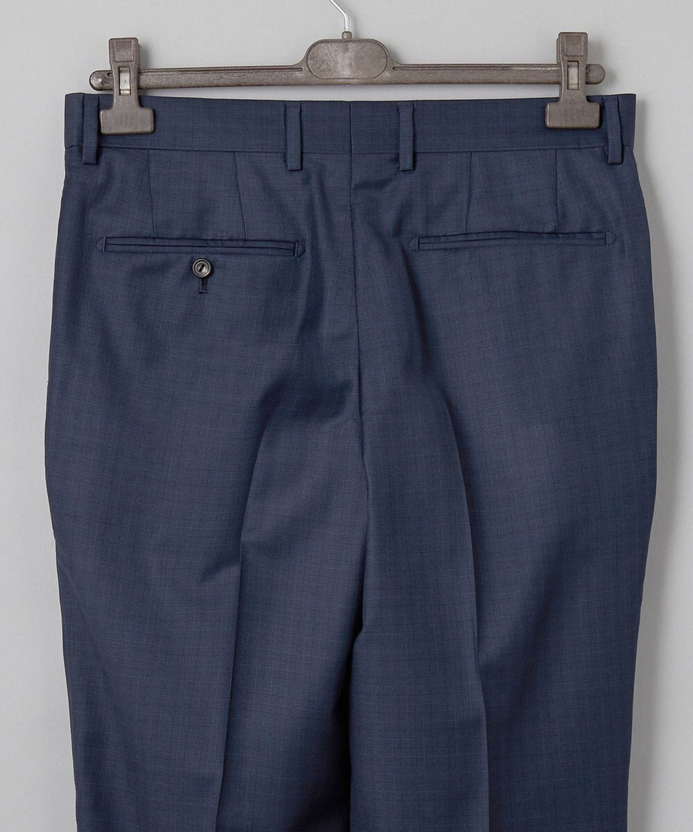 GOTAIRIKU WEB&一部店舗限定【DORMEUIL/ドーメル】IMPERIALJADE/インペリアルジェイド 通年 3ピーススーツ（ネイビー×格子） 