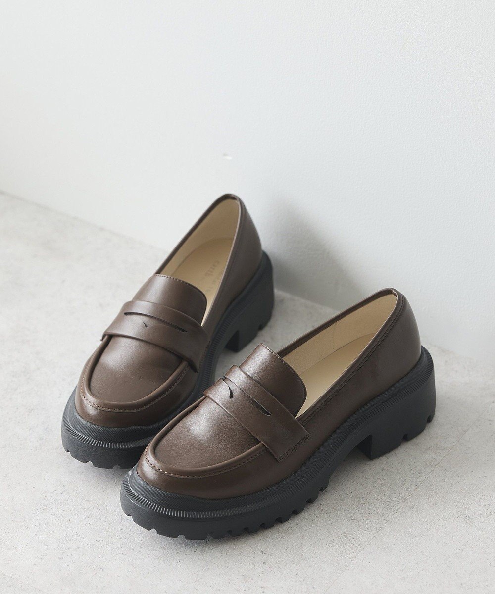 earth music&ecology ＯＲｉｅｎｔａｌ　ＴＲａｆｆｉｃ　厚底ローファー 