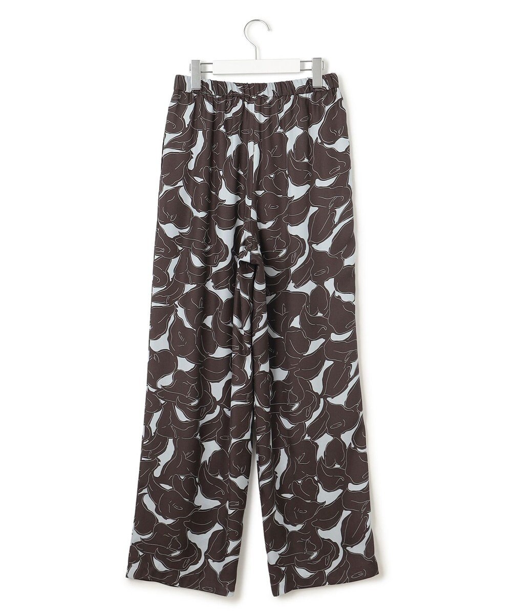 23区 【洗える】Ratti フラワーアートプリント ワイド パンツ 