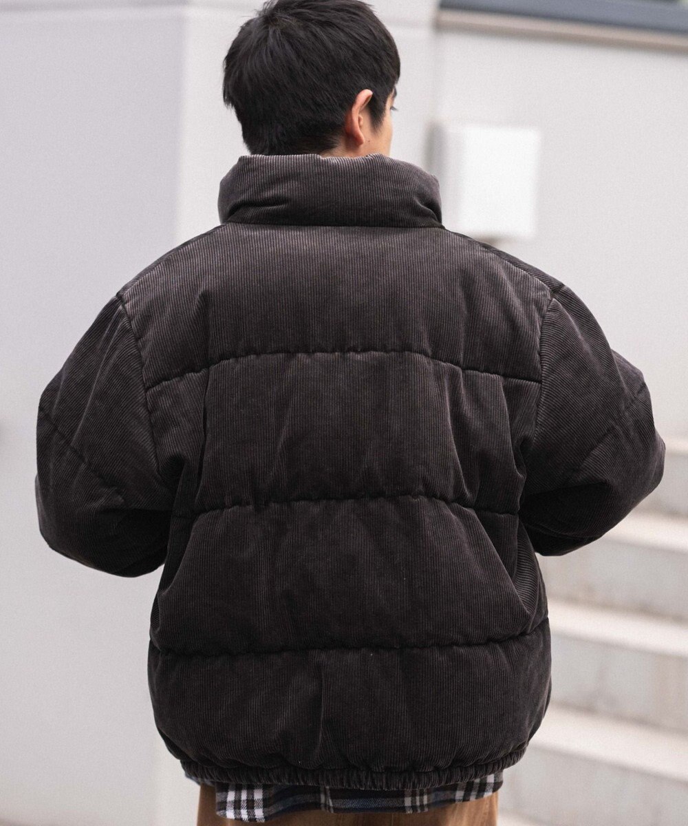 WEGO 【ユニセックス着用ITEM/MLサイズ展開】コーデュロイパファーブルゾン 