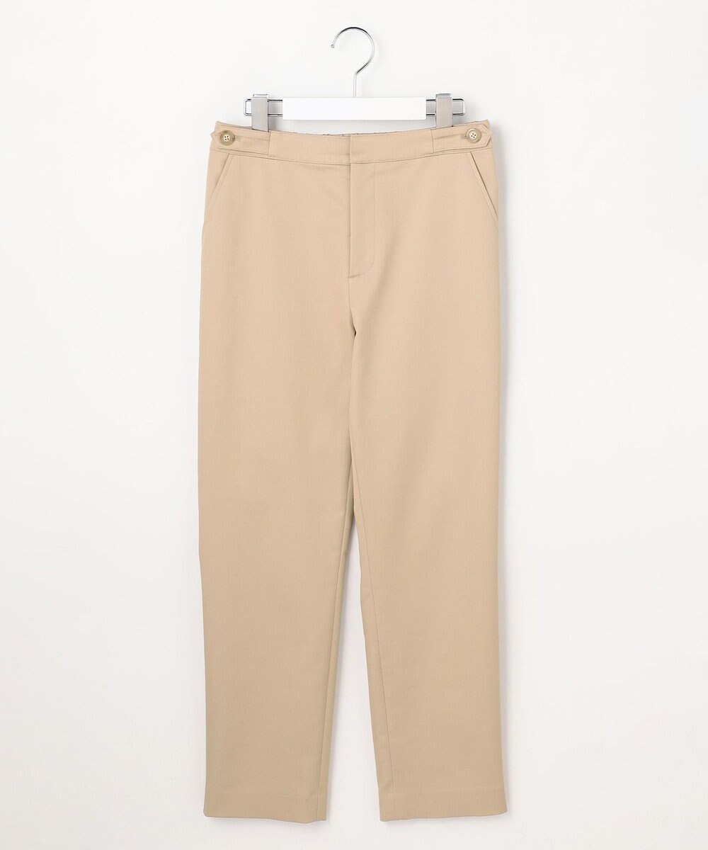 J.PRESS LADIES 【WEB限定カラーあり】TCシャンブレーサテンST テーパード パンツ 