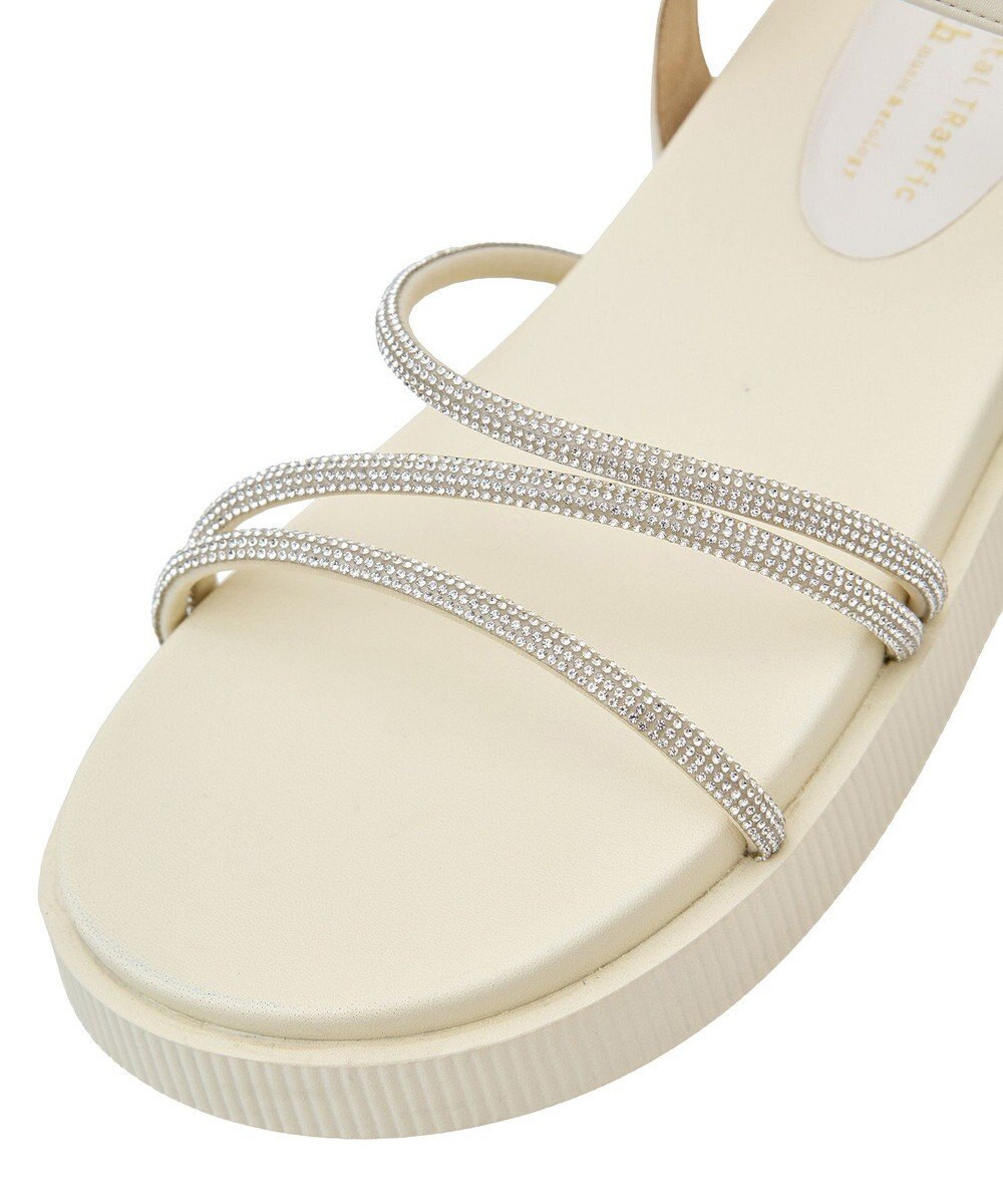 earth music&ecology ＯＲｉｅｎｔａｌ　ＴＲａｆｆｉｃ　ラインストーンサンダル 