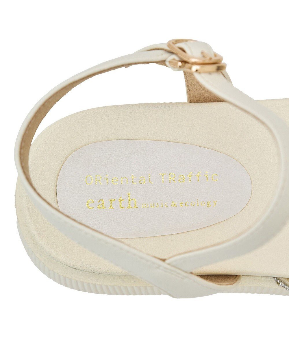 earth music&ecology ＯＲｉｅｎｔａｌ　ＴＲａｆｆｉｃ　ラインストーンサンダル 