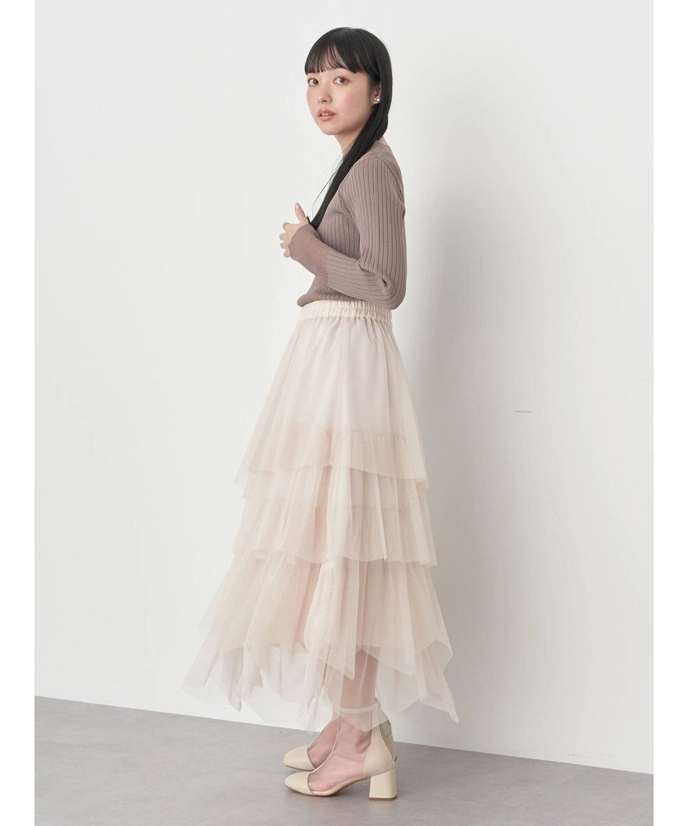 earth music&ecology 部分シアーニットプルオーバー 