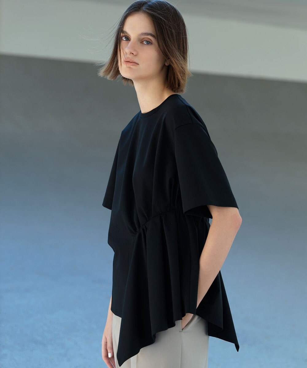 23区 【エステータ/Precious掲載】ライトダブルクロス ワイドパンツ 